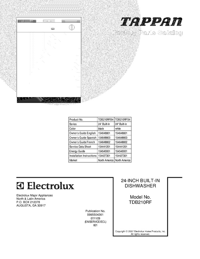 Diagram for TDB210RFB4