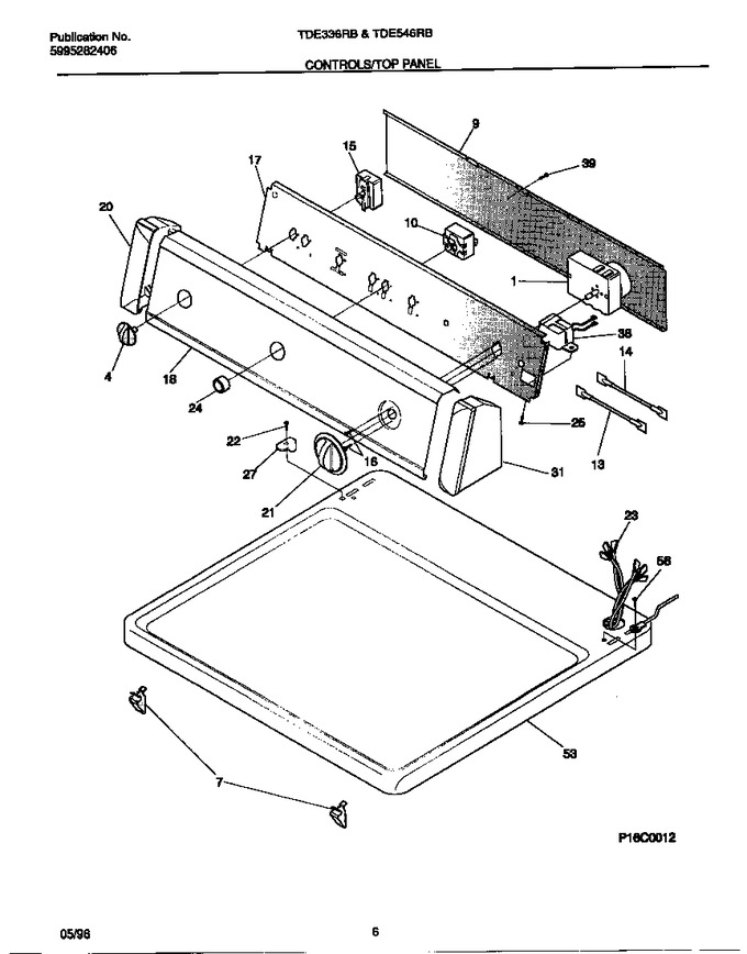 Diagram for TDE546RBW2