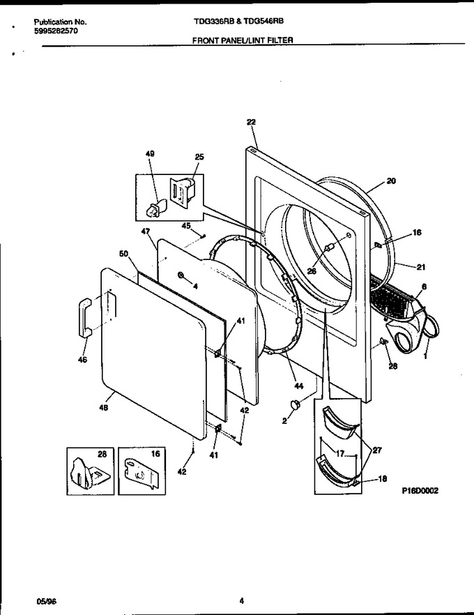 Diagram for TDG546RBW2