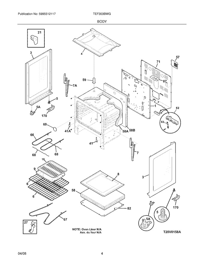 Diagram for TEF303BWG