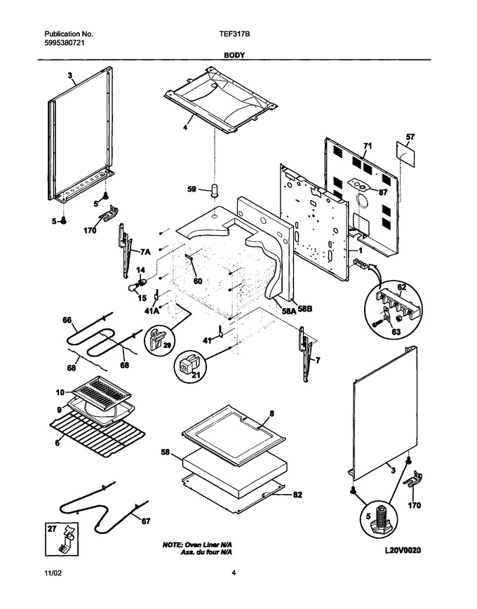 Diagram for TEF317BWA