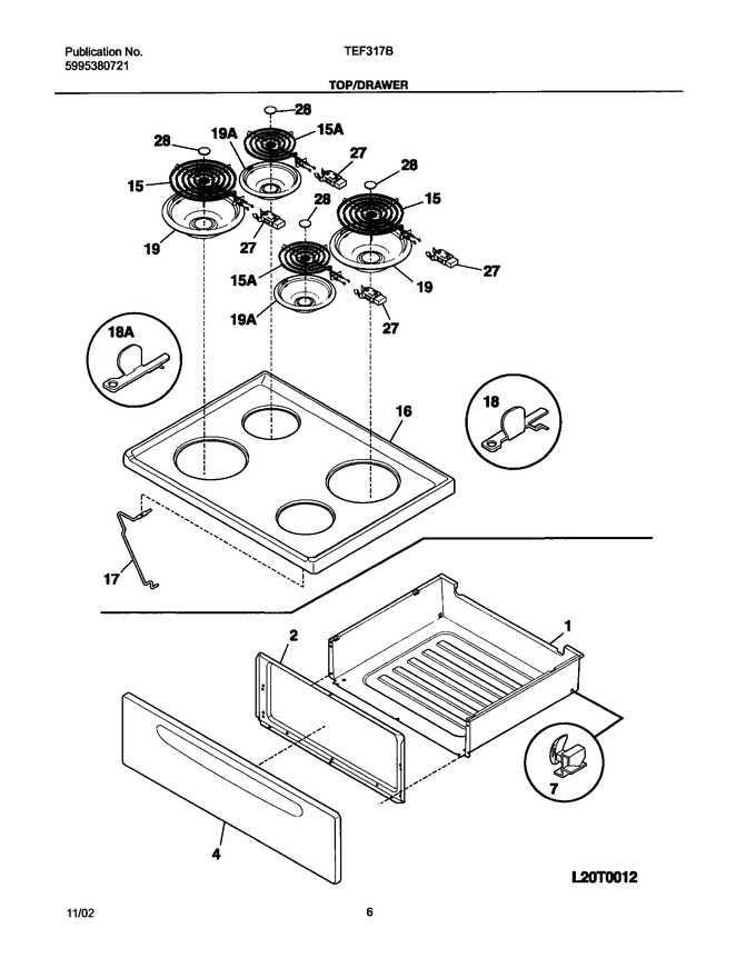 Diagram for TEF317BWA