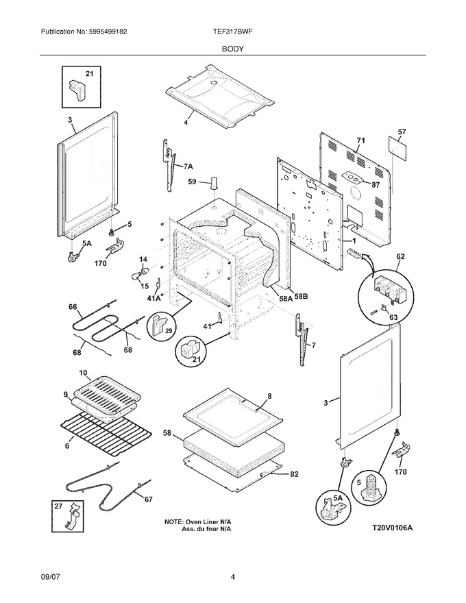 Diagram for TEF317BWF