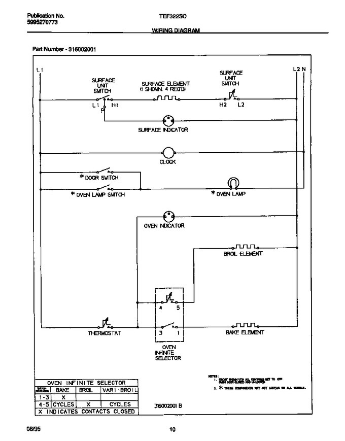 Diagram for TEF322SCWA