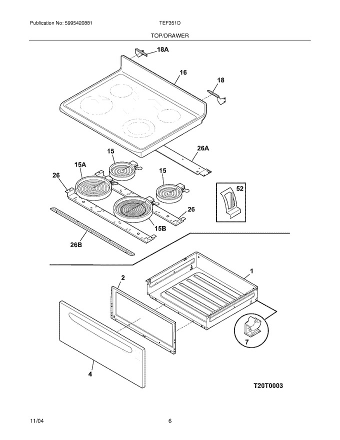 Diagram for TEF351DWA