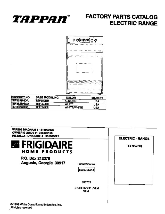 Diagram for TEF352CHSA