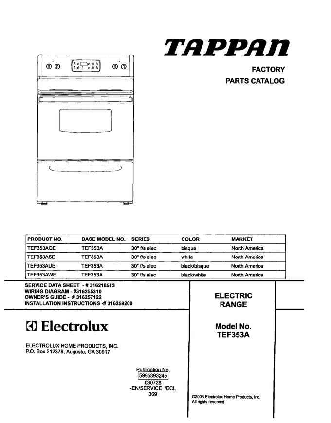 Diagram for TEF353AQE