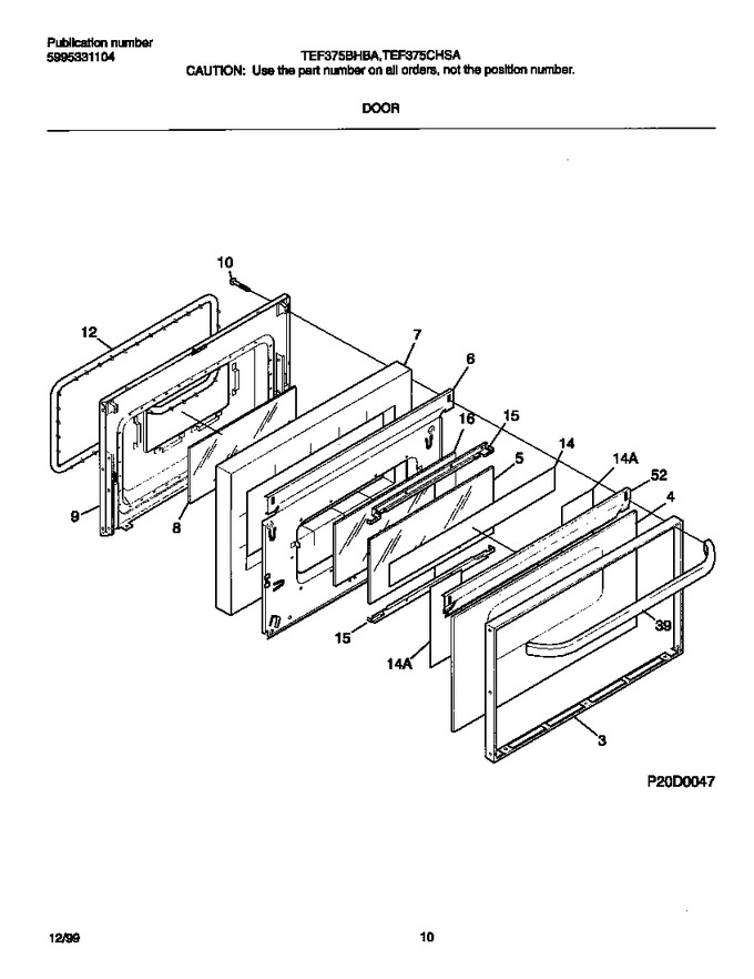 Diagram for TEF375CHSA