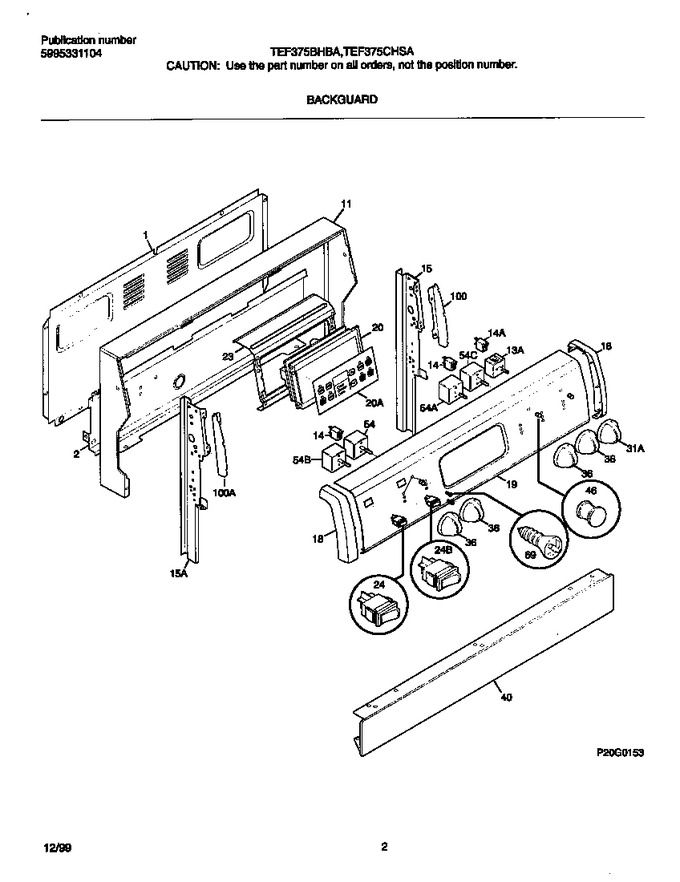 Diagram for TEF375CHSA