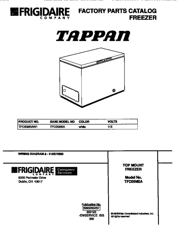 Diagram for TFC05M0AW1