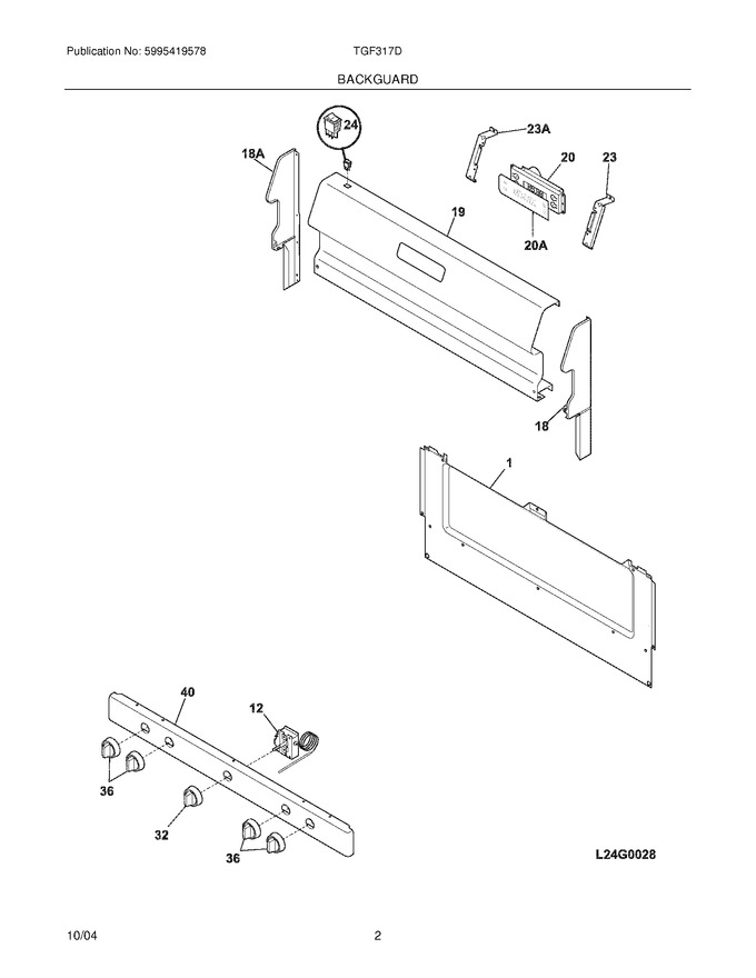 Diagram for TGF317DWA