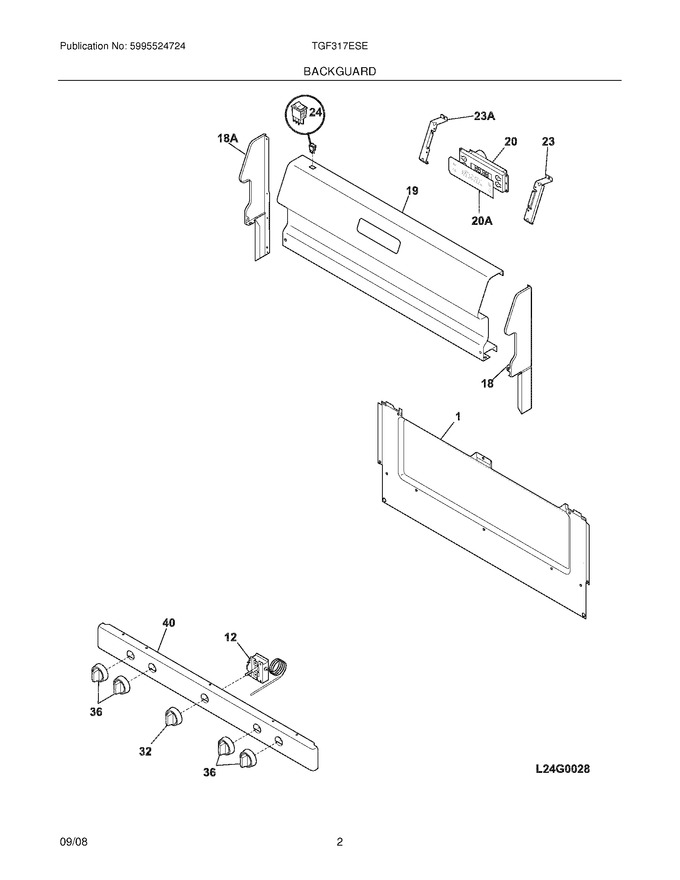 Diagram for TGF317ESE