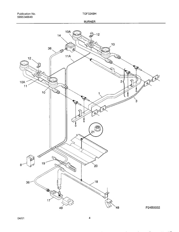 Diagram for TGF324BHWD