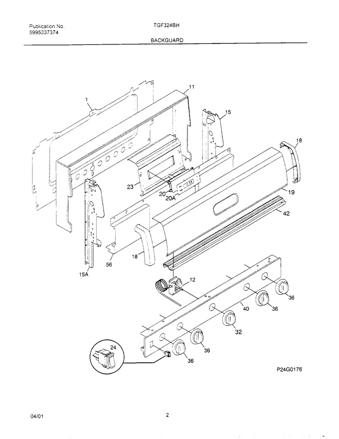 Diagram for TGF324BHWB