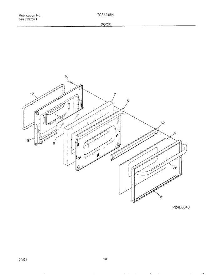 Diagram for TGF324BHWB