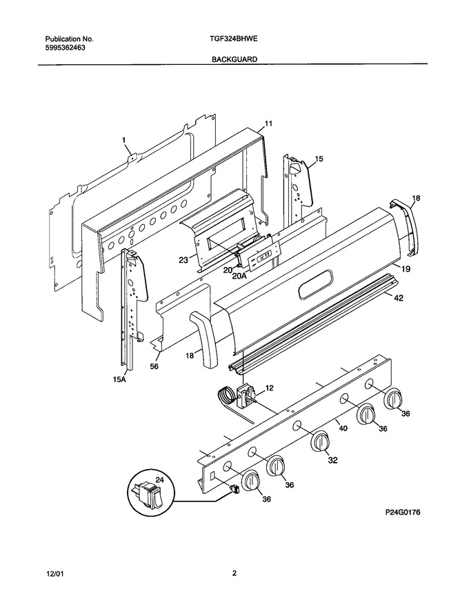 Diagram for TGF324BHWE