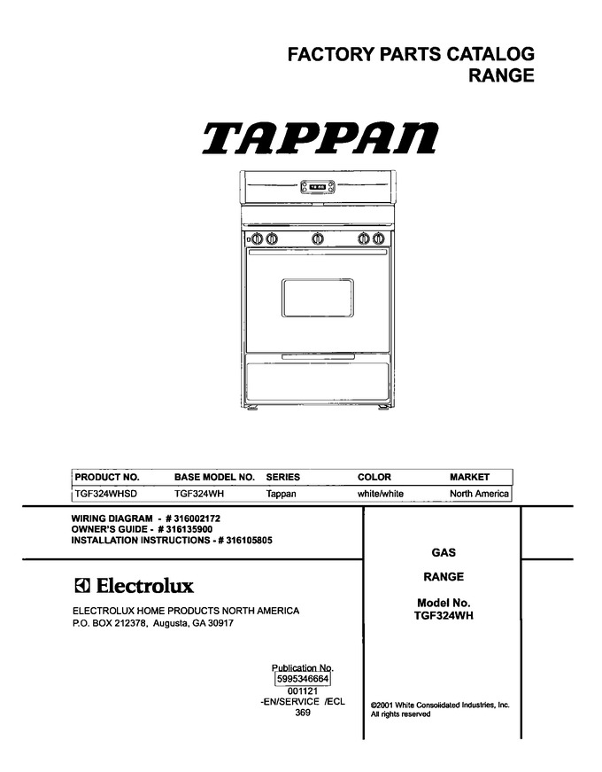 Diagram for TGF324WHSD