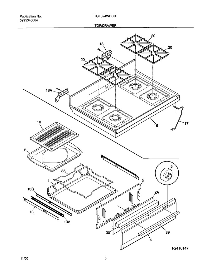 Diagram for TGF324WHSD