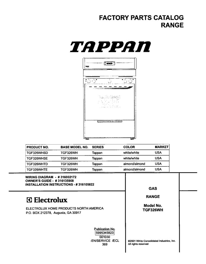 Diagram for TGF326WHSE