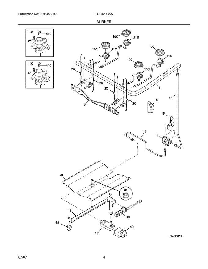 Diagram for TGF328GSA