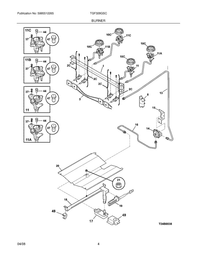 Diagram for TGF328GSC