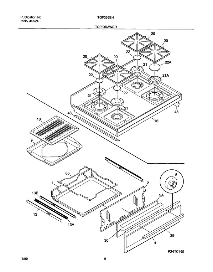 Diagram for TGF336CHSE