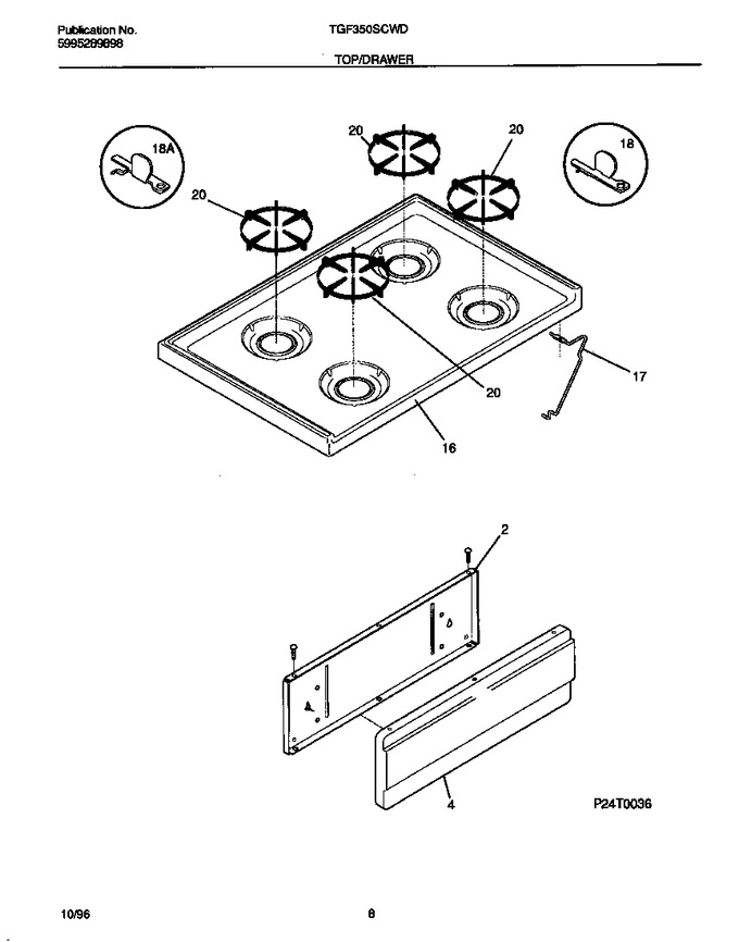 Diagram for TGF350SCWD