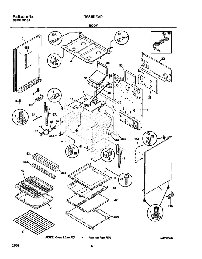 Diagram for TGF351AWD