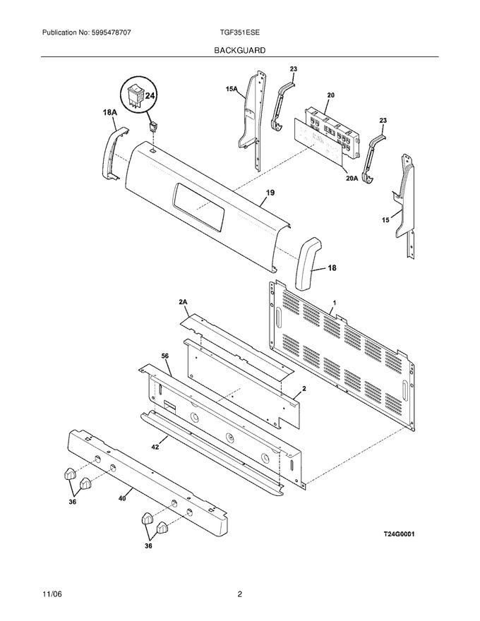 Diagram for TGF351ESE