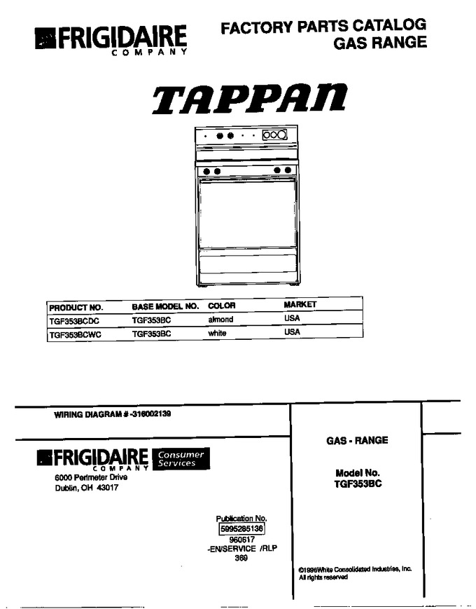 Diagram for TGF353BCDC