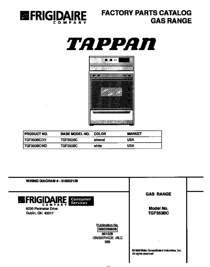 Diagram for TGF353BCWD