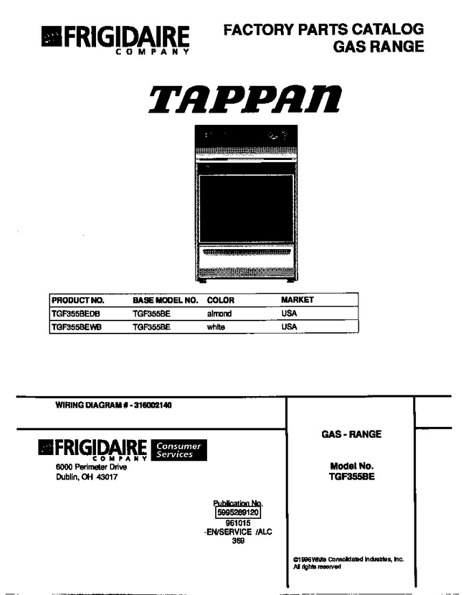 Diagram for TGF355BEDB