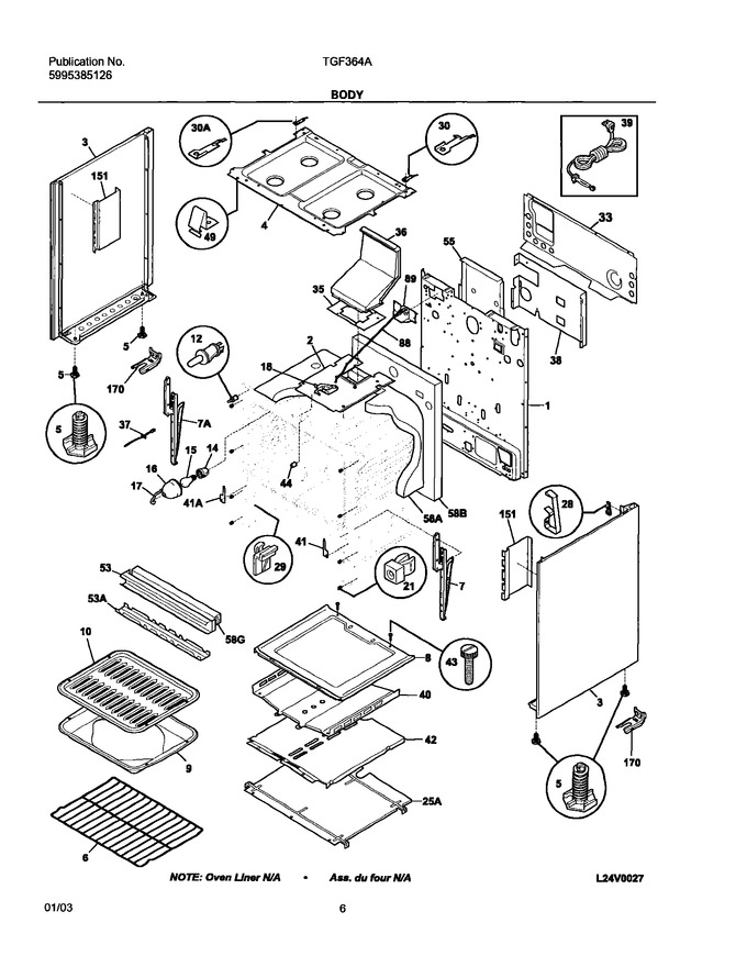 Diagram for TGF364AQE