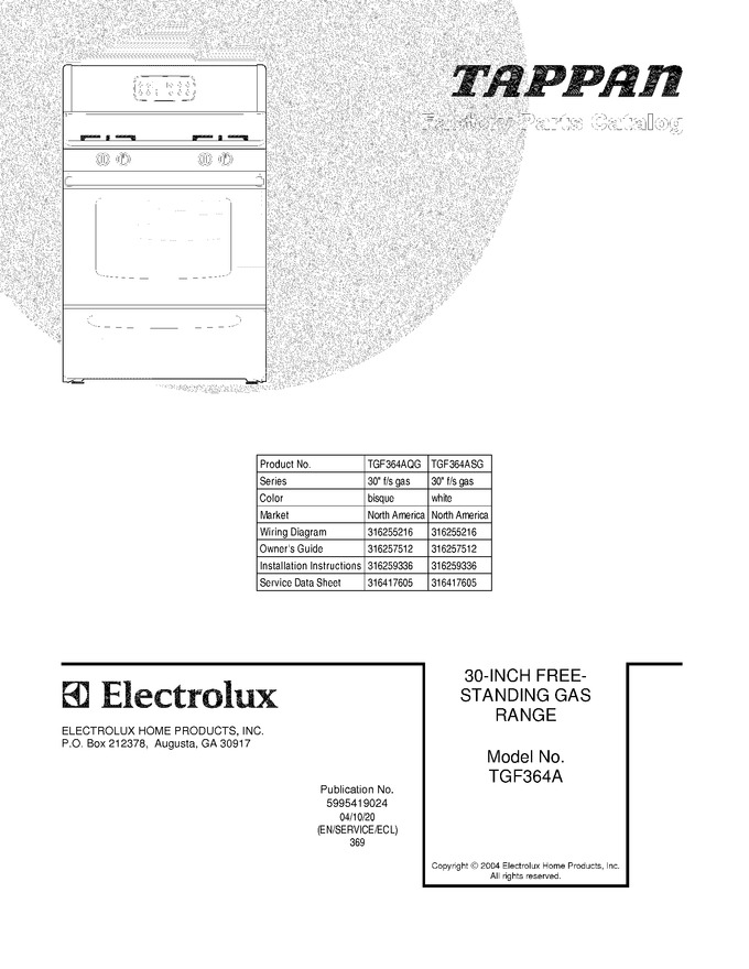 Diagram for TGF364ASG