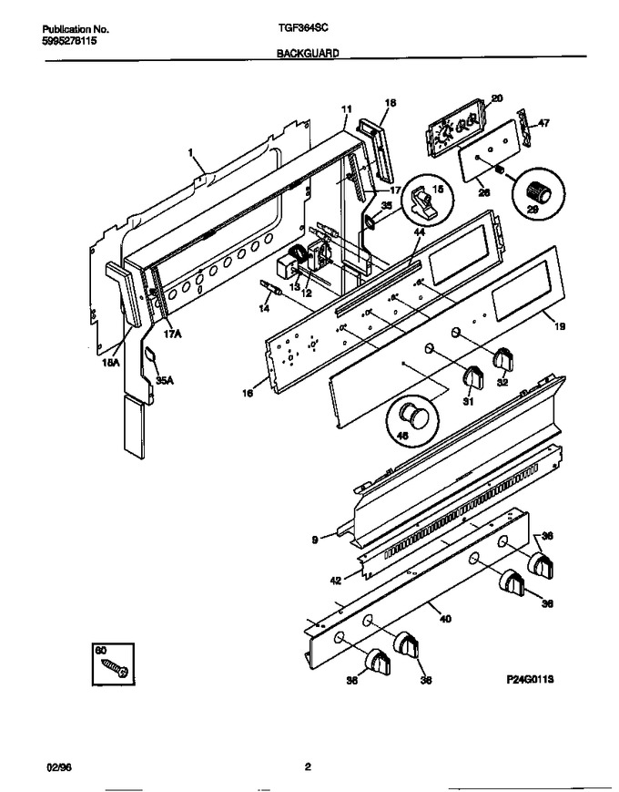 Diagram for TGF364SCWA