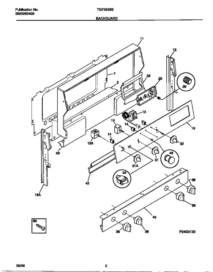 Diagram for TGF365BEWA