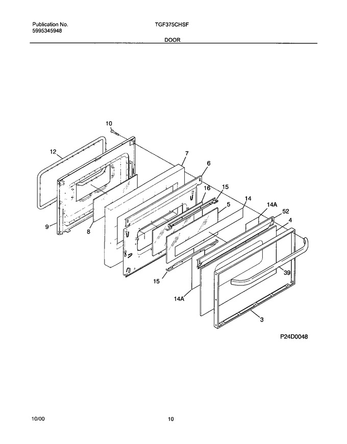 Diagram for TGF375CHSF