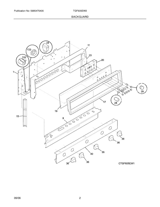 Diagram for TGF605EW2