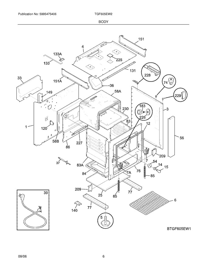 Diagram for TGF605EW2