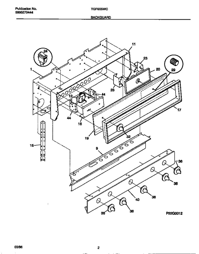 Diagram for TGF605WCW2