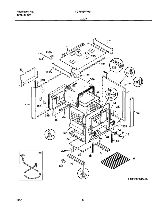 Diagram for TGF605WFU1