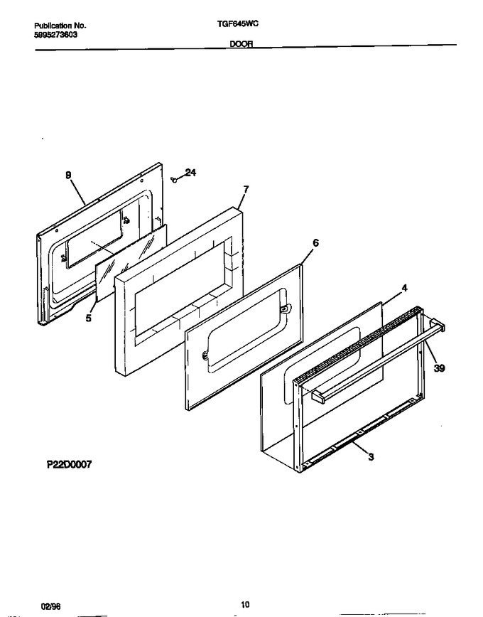 Diagram for TGF645WCD1