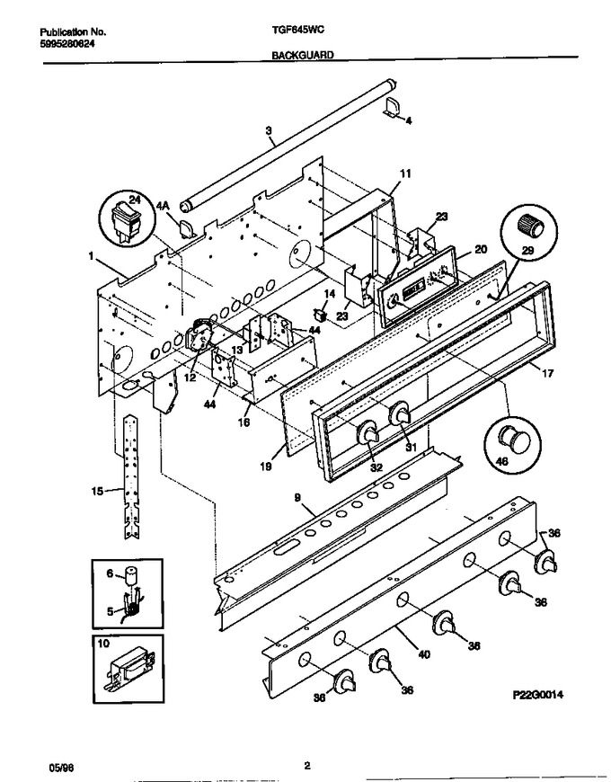 Diagram for TGF645WCW2