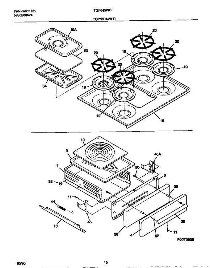 Diagram for TGF645WCW3