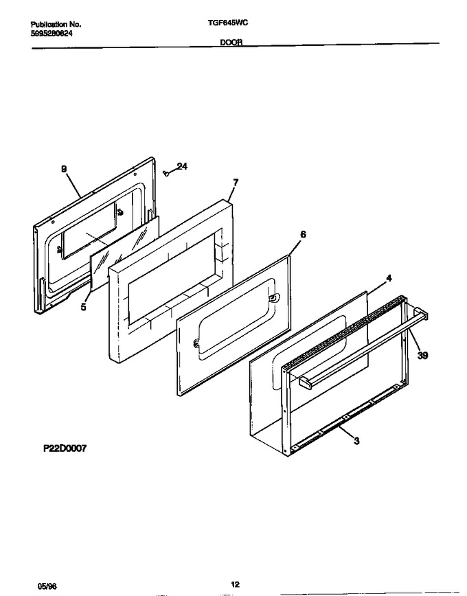 Diagram for TGF645WCW2