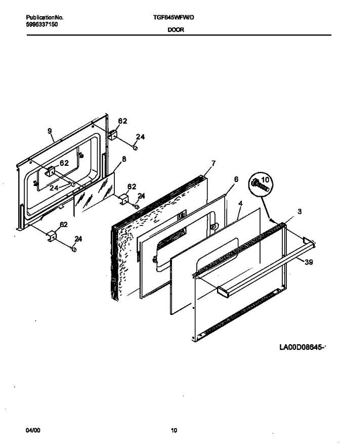 Diagram for TGF645WFD7