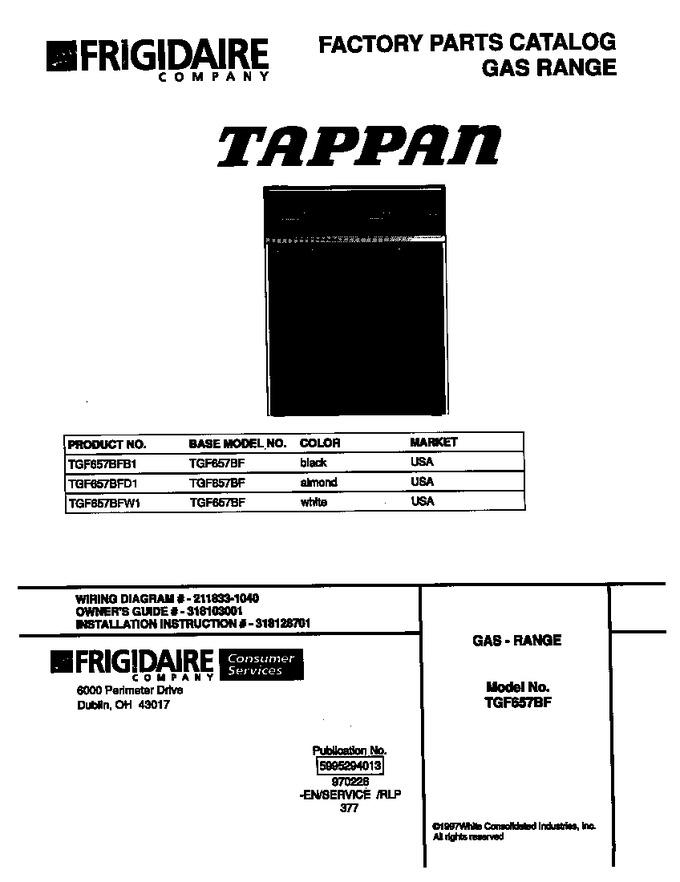 Diagram for TGF657BFD1