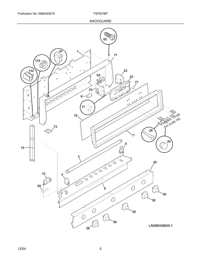 Diagram for TGF657BFB6