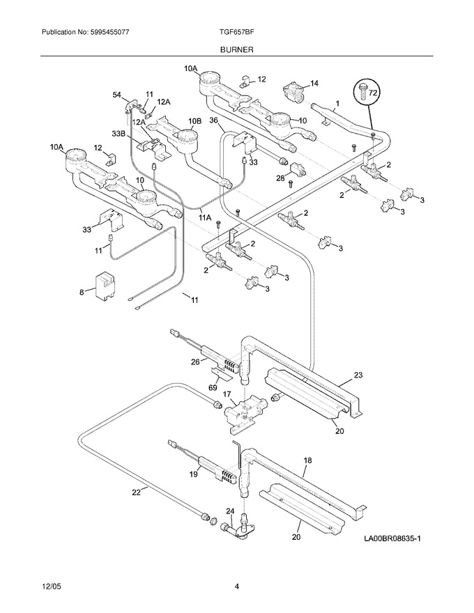 Diagram for TGF657BFW8