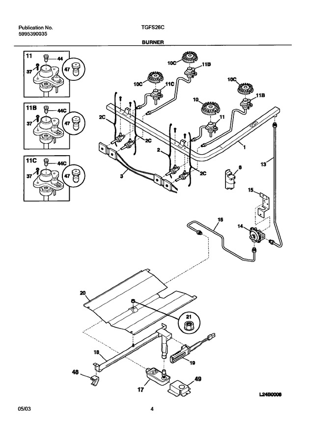 Diagram for TGFS26CBA